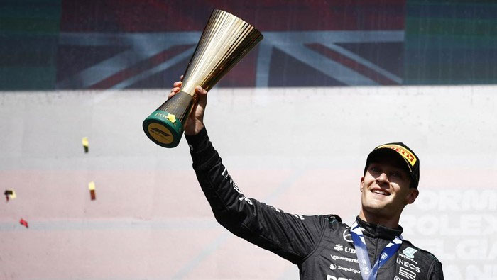 Hasil F1 GP Belgia: George Russell Ungguli Hamilton, Mercedes Finis 1-2