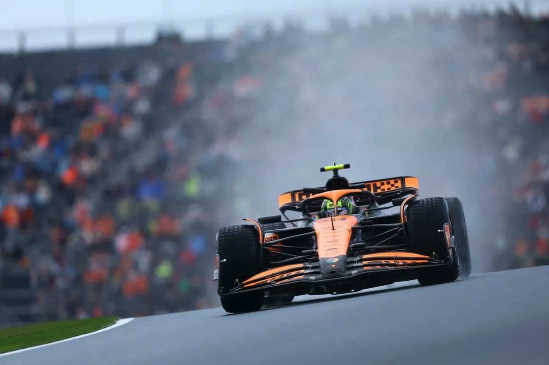 FP1 F1 GP Belanda: Norris Lewati Verstappen di Kondisi Campuran