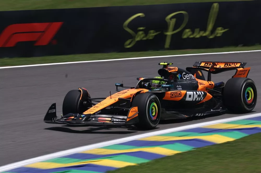 FP1 F1 GP Sao Paulo: Norris Puncaki Sesi, Tsunoda Tabrak Tembok